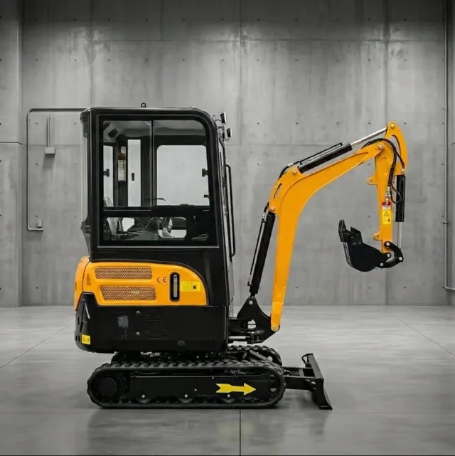 K2 PRO 2-tonns minigraver med hytte
